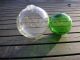 A Large,  Rare,  Fishing Float Ball In Clear Glass,  Bjorkshult,  Sweden 8 