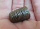 , 17th Century,  Handmade,  Thimble,  With Stamp Or Holemark H,  1600 - 1650 Thimbles photo 5