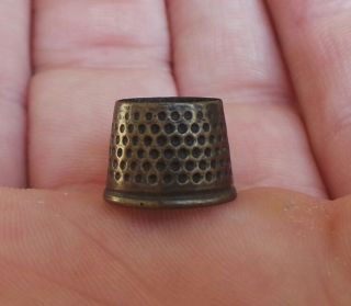 , 17th Century,  Thimble,  Made For Children,  1650 - 1700,  0,  35 Inch photo