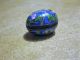 Antique Rare Chinese Enamel Cloisonne Egg Case Holder Thimble Floral Vtg Export Thimbles photo 2