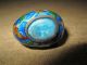 Antique Rare Chinese Enamel Cloisonne Egg Case Holder Thimble Floral Vtg Export Thimbles photo 6
