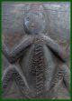 Protective Wooden Plaque With Lizard In Relief,  Nupe Tribe,  Nigeria Other African Antiques photo 1