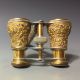 Antique Dore Bronze Gold Repousse Opera Glasses Binoculars Colmont Paris French Optical photo 1