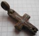 Viking Period Bronze Cross Encolpion 900 - 1300 Ad,  Vf, Viking photo 3