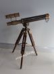 Maritime Vintage Double Barrel Telescope Antique Brass Marine Gift Item 14 