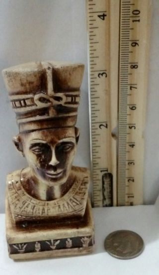 Egyptian Statue,  Queen Nefertiti,  Curved Stone, photo
