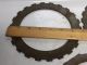 Three Qty Gear Industrial Steampunk Repurpose Steel Sprocket Vintage Pulley Rust Other Mercantile Antiques photo 8