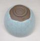 D270: Very Popular,  Japanese Mino Blue Porcelain Tea Bowl By Great Makoto Wakao Bowls photo 7