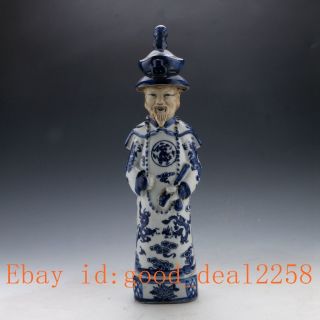 Chinese Handwork Painted Ceramics Heyday People Statue photo