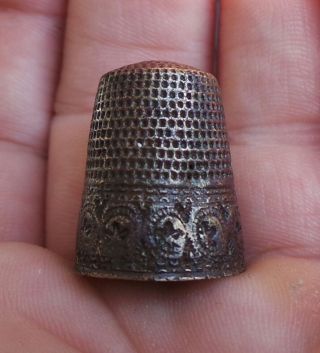 Very Rare And,  16th /,  17th Century,  Thimble,  Decorated With Stars photo