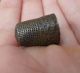 Very Rare And,  16th /,  17th Century,  Thimble,  Decorated With Stars Thimbles photo 4