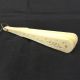 Antique Hand Fan - Carved Bovine Bone,  Chinese Fans photo 3