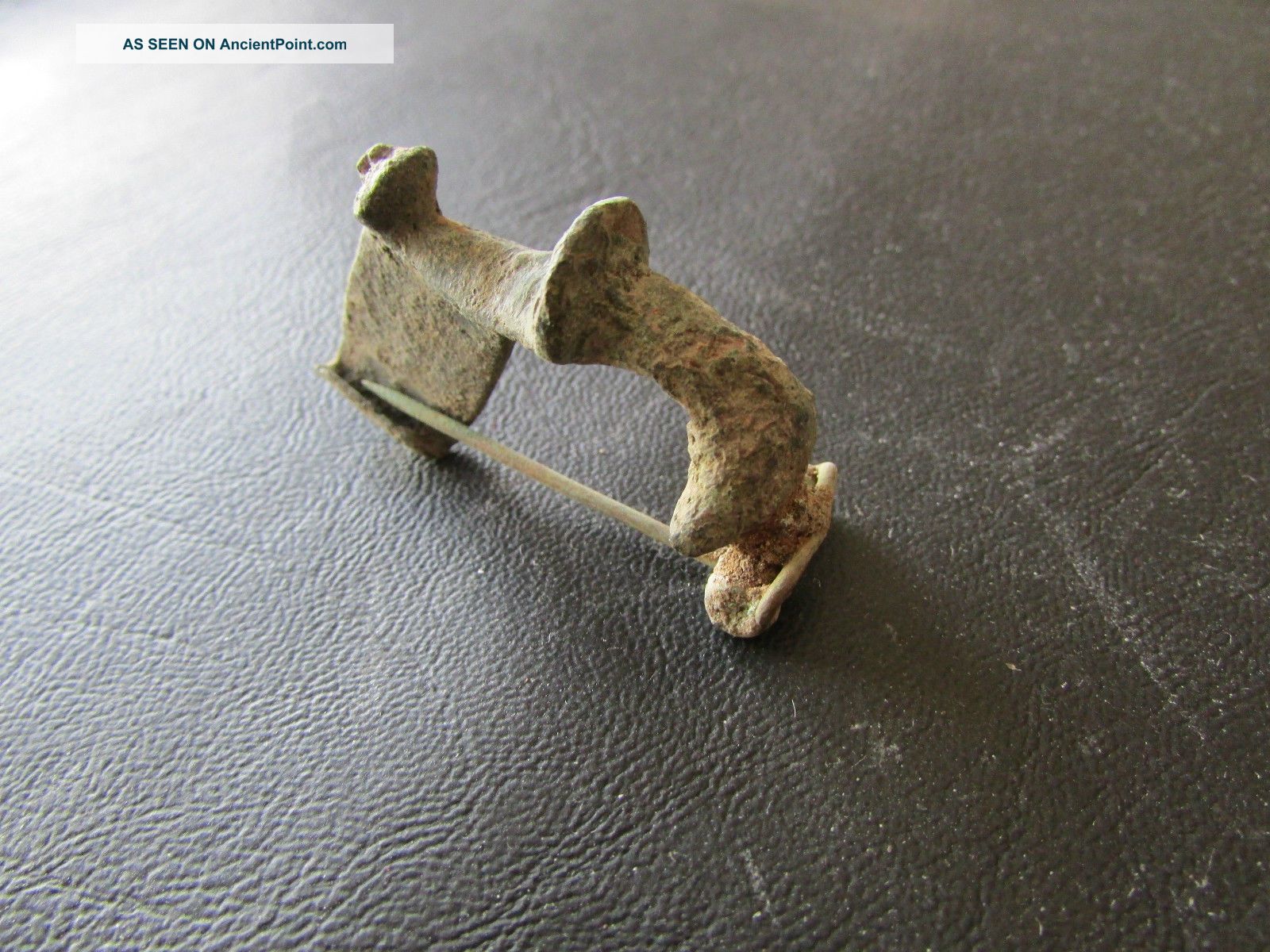 Roman - Bronze - Trumpet Fibula Brooch 100 - 300 Ad (zxl - 10234 Roman photo