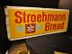 Vintage Stroehmann Bread Advertising Sign 12x30 Embossed Tin General Store Other Mercantile Antiques photo 1