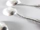 5 Reed & Barton Harlequin / Floral Pattern Sterling Silver Demitasse Spoons Flatware & Silverware photo 1