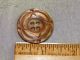 Antique Vintage Button Carved Mother Of Pearl Abalone Shell 034 - A Buttons photo 3