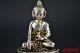 China Collectible Old Tibet Silver Handwork Buddha Meditation Decor Statue Noble Other Antique Chinese Statues photo 7