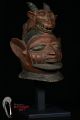 Discover African Art Yoruba Head Crest Mask From Nigeria With Stand Masks photo 9