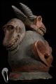 Discover African Art Yoruba Head Crest Mask From Nigeria With Stand Masks photo 5