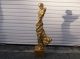 Mid Century Abstract Brutalist Style Figural Sculpture Lg Size Height 39 