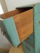 Old Antique Wood Salvaged Rustic Shabby Cottage 4 Drawer Dovetailed Chest Trunk Mid-Century Modernism photo 4
