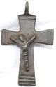 Medieval Cross Pendant Depicting Crucified Jesus Christ - Qr36 Roman photo 3
