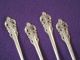 Four ' Grand Baroque ' Sterling Silver Dinner Forks By Wallace Flatware & Silverware photo 3