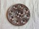 Antique Vintage Button Carved Mother Of Pearl Abalone Shell 027 - A Buttons photo 1