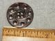 Antique Vintage Button Carved Mother Of Pearl Abalone Shell 027 - A Buttons photo 3