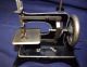Antique Tin Child Toy Sewing Machine 120,  Yr Old Made In Denmark 1880s Sewing Machines photo 1