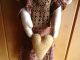 Primitive Country Angel Doll Hand Stitched Face,  Lace 29 