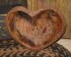 Heart Wood Dough Pantry Bowl Primitive/french Country Kitchen Farmhouse Decor Primitives photo 1
