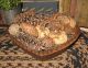 Heart Wood Dough Pantry Bowl Primitive/french Country Kitchen Farmhouse Decor Primitives photo 4