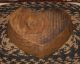 Heart Wood Dough Pantry Bowl Primitive/french Country Kitchen Farmhouse Decor Primitives photo 5