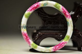 Chinese Porcelain Hand Painted Flower Bracelet G11 photo