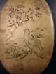 A Fine Chinese Carved Oval - Shape ' Roster ' Baitong Ink Box Boxes photo 1