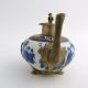 Sino Tibetan Blue And White Porcelain Armoured Teapot,  Marked To Base Tibet photo 3