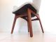 Adrian Pearsall For Craft Associates Inc.  Model 2418 - C Arm Chair.  Walnut Base Mid-Century Modernism photo 5