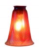 Blown Glass Shades Iridescent Art Nouveau Sconce Lamp Shades 2.  25” Fitter Art Nouveau photo 4