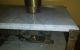 Big And,  Antique Trebol Balance Scale: Marble And Nickel Brass Scales photo 6