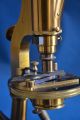 Wenham Mono - Binocular Brass Microscope 1870s By R & J Beck,  London Microscopes & Lab Equipment photo 4