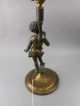 Antique Art Deco Bronze Cherub Figural Lamp By Kinney Mfg Co Of Cleveland,  Ohio Lamps photo 3