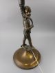 Antique Art Deco Bronze Cherub Figural Lamp By Kinney Mfg Co Of Cleveland,  Ohio Lamps photo 4