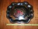 Large 1940 ' S Hand Painted Antique Tole Metal Serving Display Tray Roses 18 X 15 Toleware photo 2
