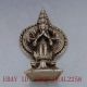 Tibetan Silver Copper Handwork Carved Statue Thousand Avalokitesvara Statue Other Antique Chinese Statues photo 3