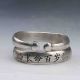 Collectable Tibet Silver Hand Carved 