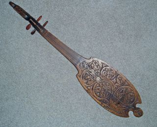 Antique Musical Instrument Ukraine Mandolin Russian Folk Culture Music photo