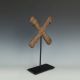 Handa Cross Currency Copper Katanga People Dem Rep Congo C.  Africa Early 20th C. Other African Antiques photo 1