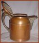 Vintage Copper & Pewter ? Coffee Pot Or Teapot Hinged Lid/8 