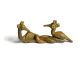 Rare Antique African Bronze Ashanti Gold Weight - Two Birds On A Snake Sculptures & Statues photo 3